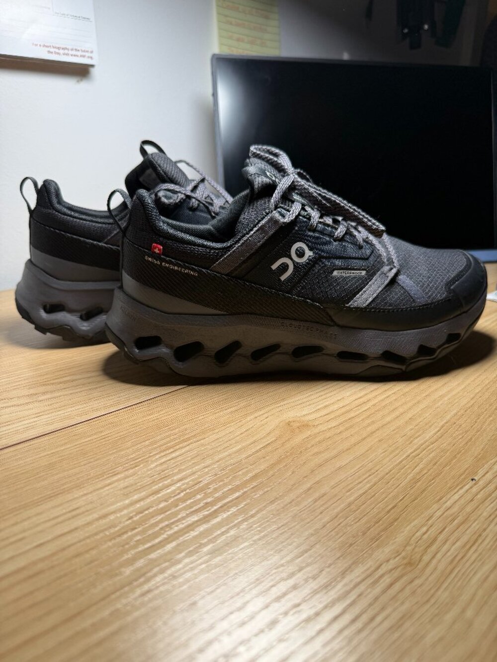 On Cloudhorizon Waterproof Women’s Shoes Black Size 7.5